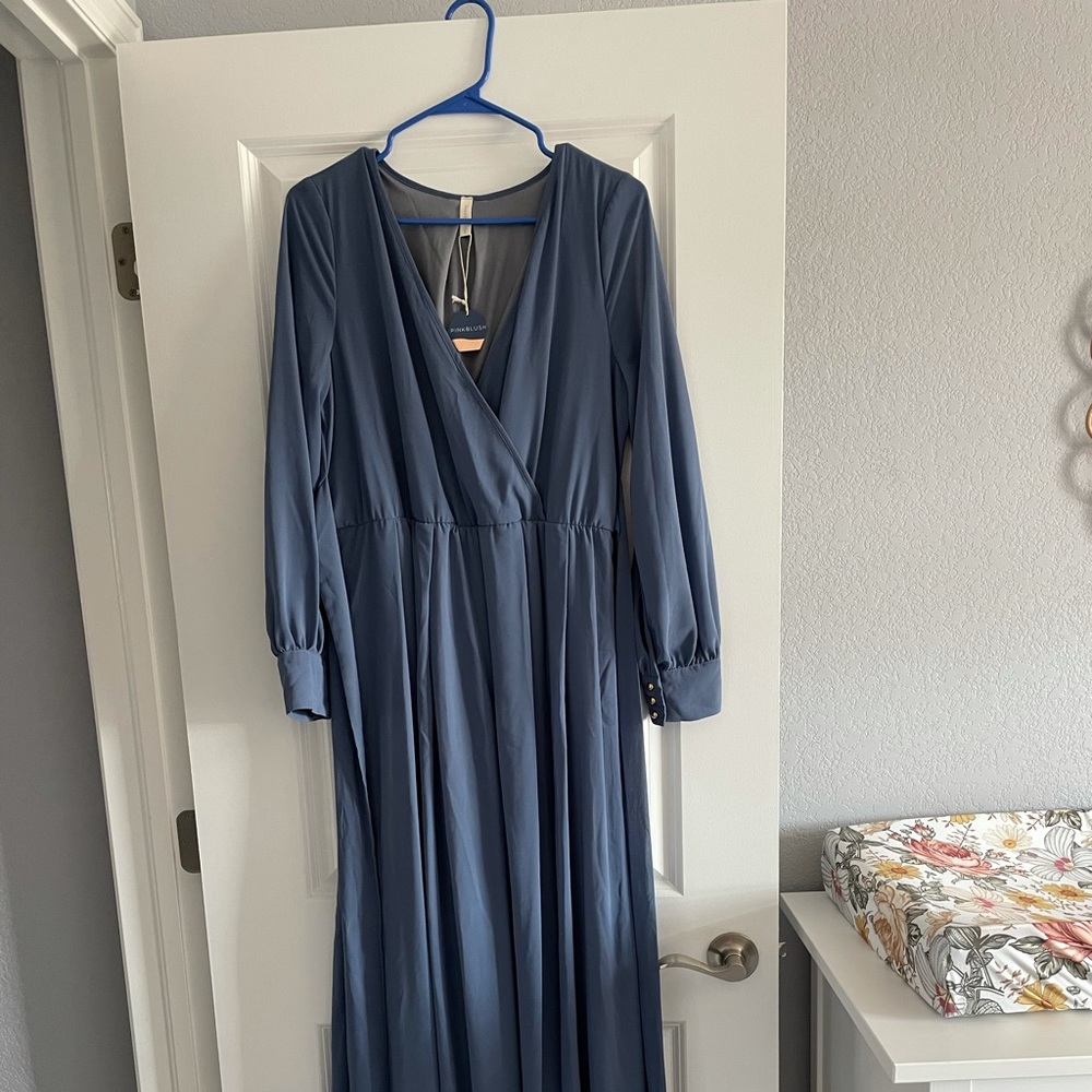 Pink Blush Maternity Maxi Dress
